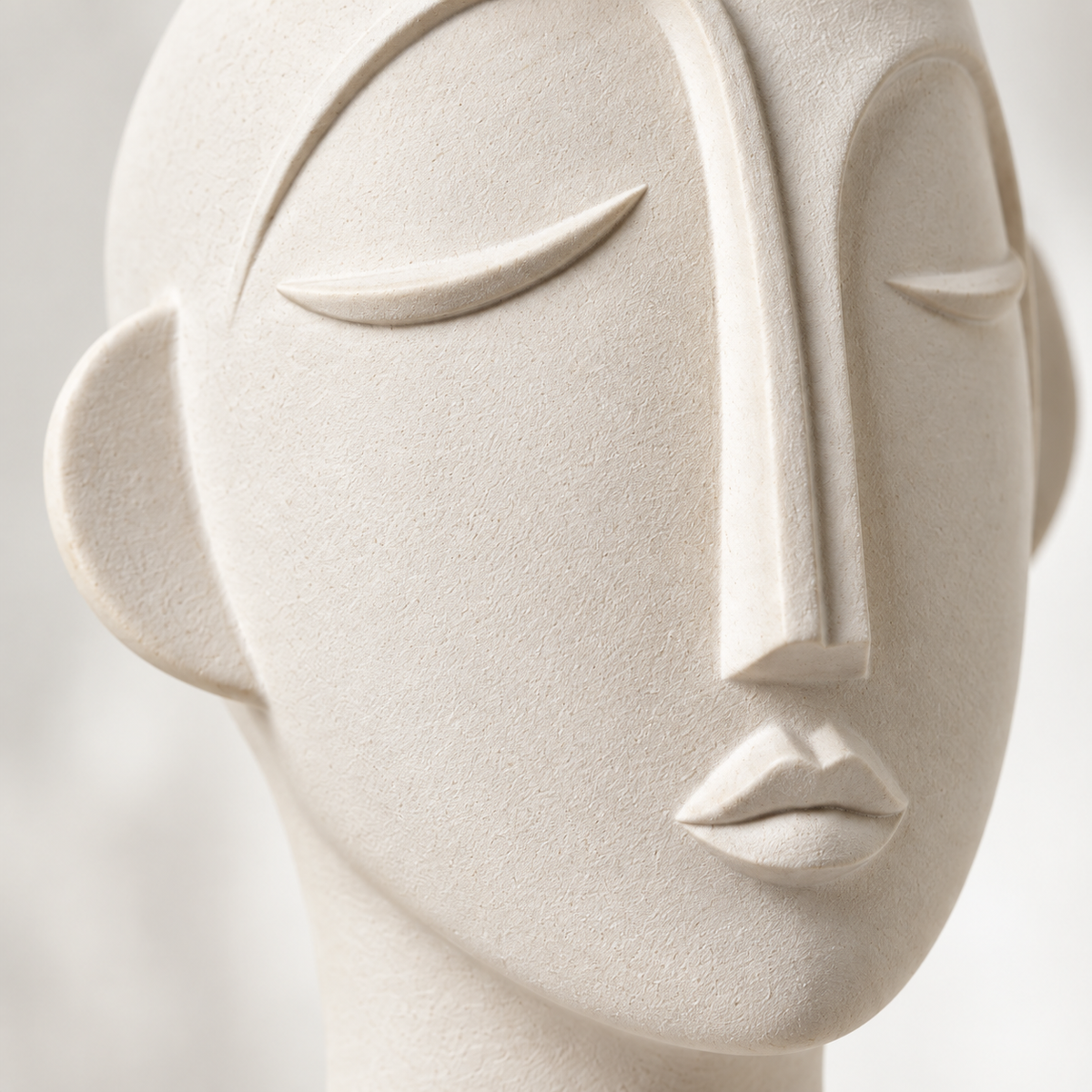 🎁 Giftable | Ceramic Shelf Decor For Her | Sculptural Face