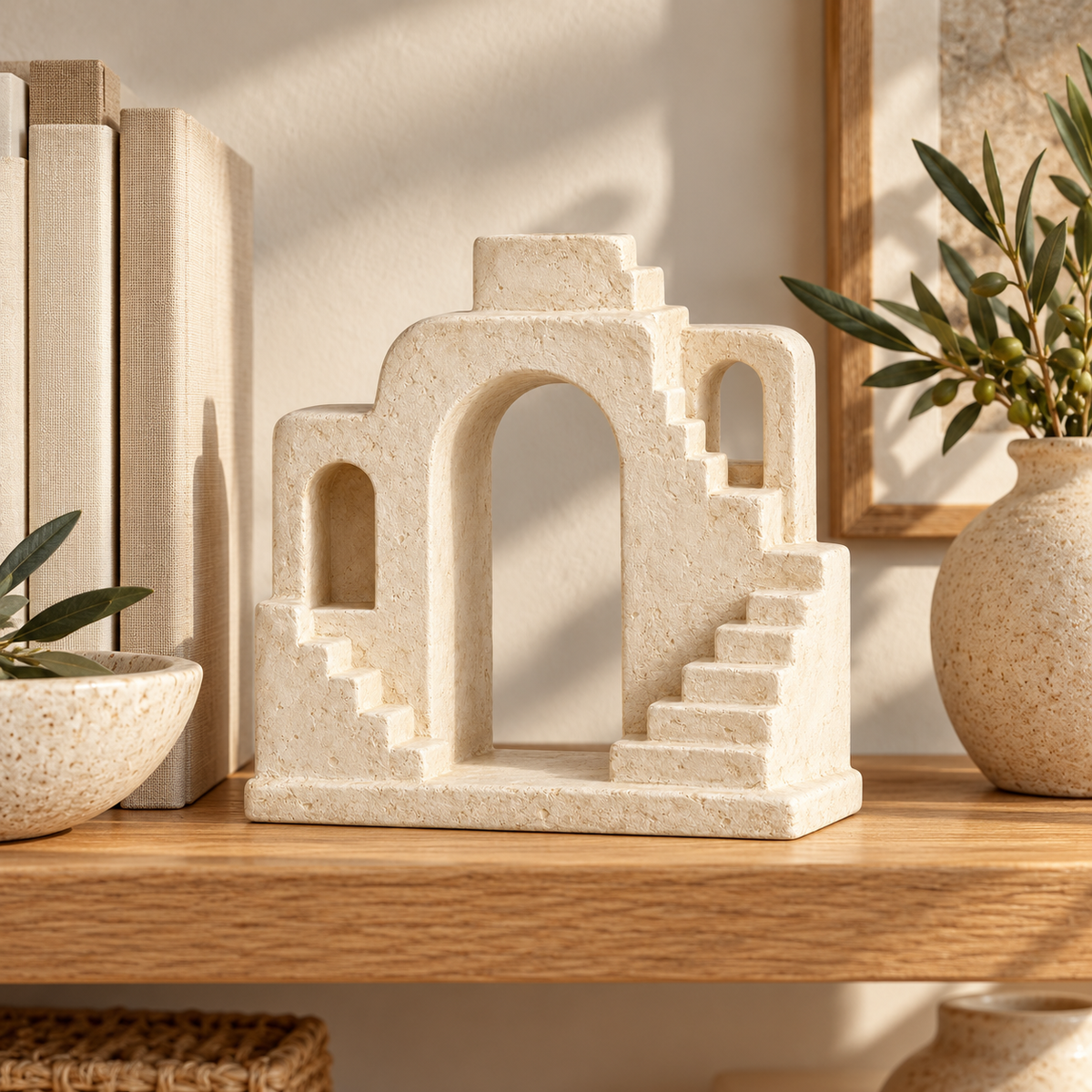 🏛️ Home Decor | Ceramic | Shelf | For Women | Mediterranean Charm