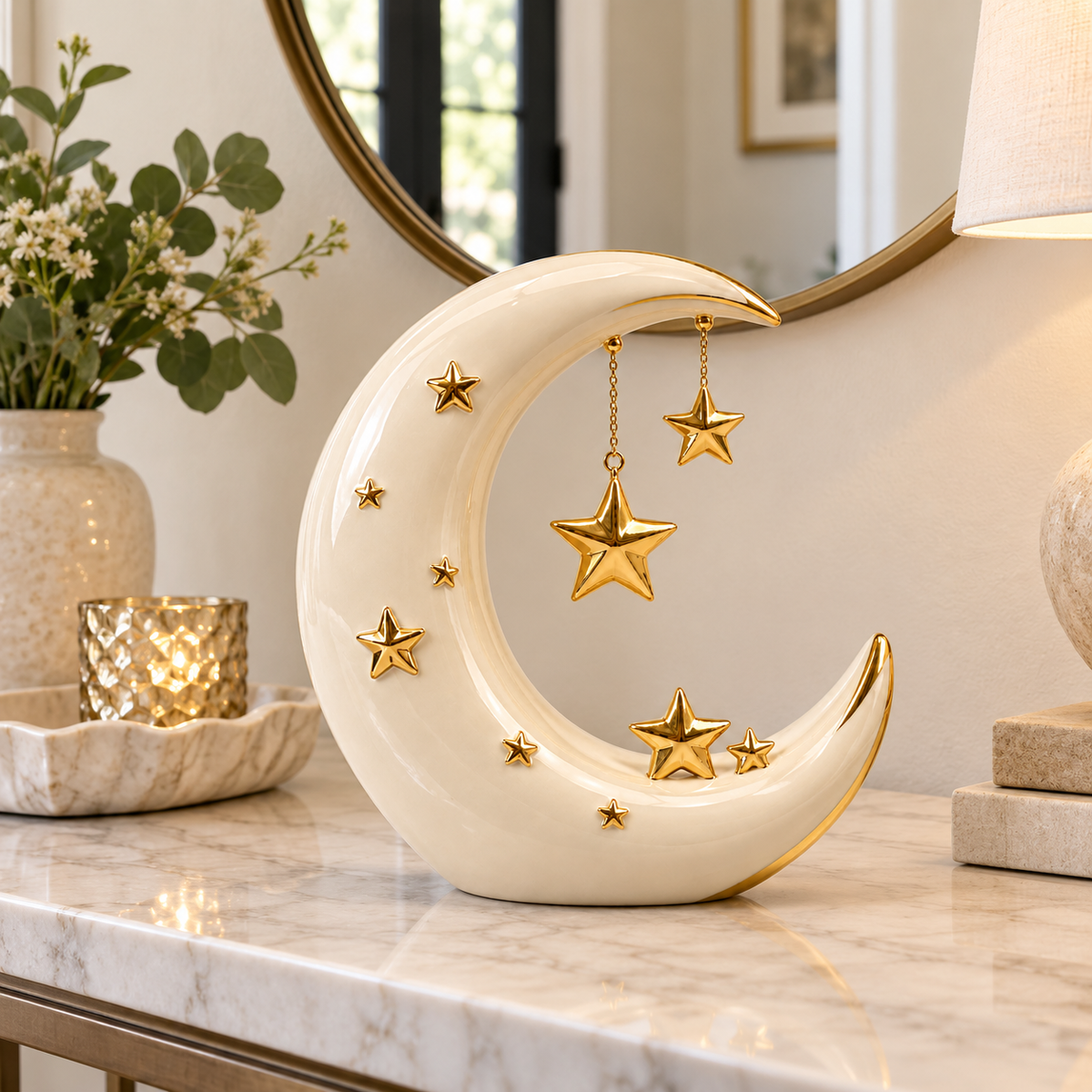 🌙 Home Decor | Ceramic | Bedroom | For Women | Celestial Glow
