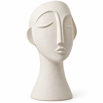 🎁 Giftable | Ceramic Shelf Decor For Her | Sculptural Face