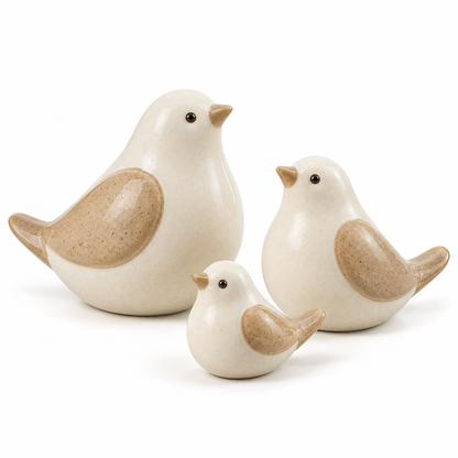 🐦 Home Decor | Ceramic Birds | Shelf Gift | Cozy Elegance